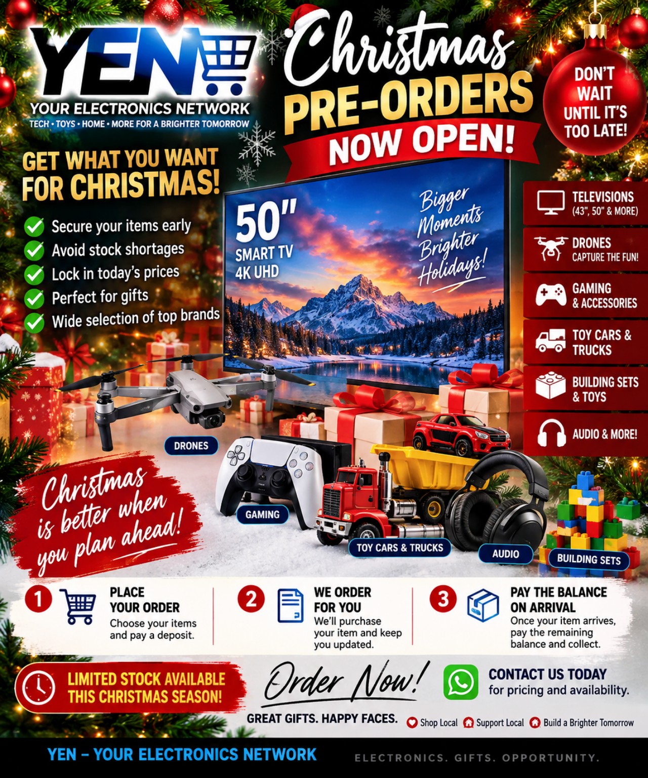 YEN Christmas Pre-Orders