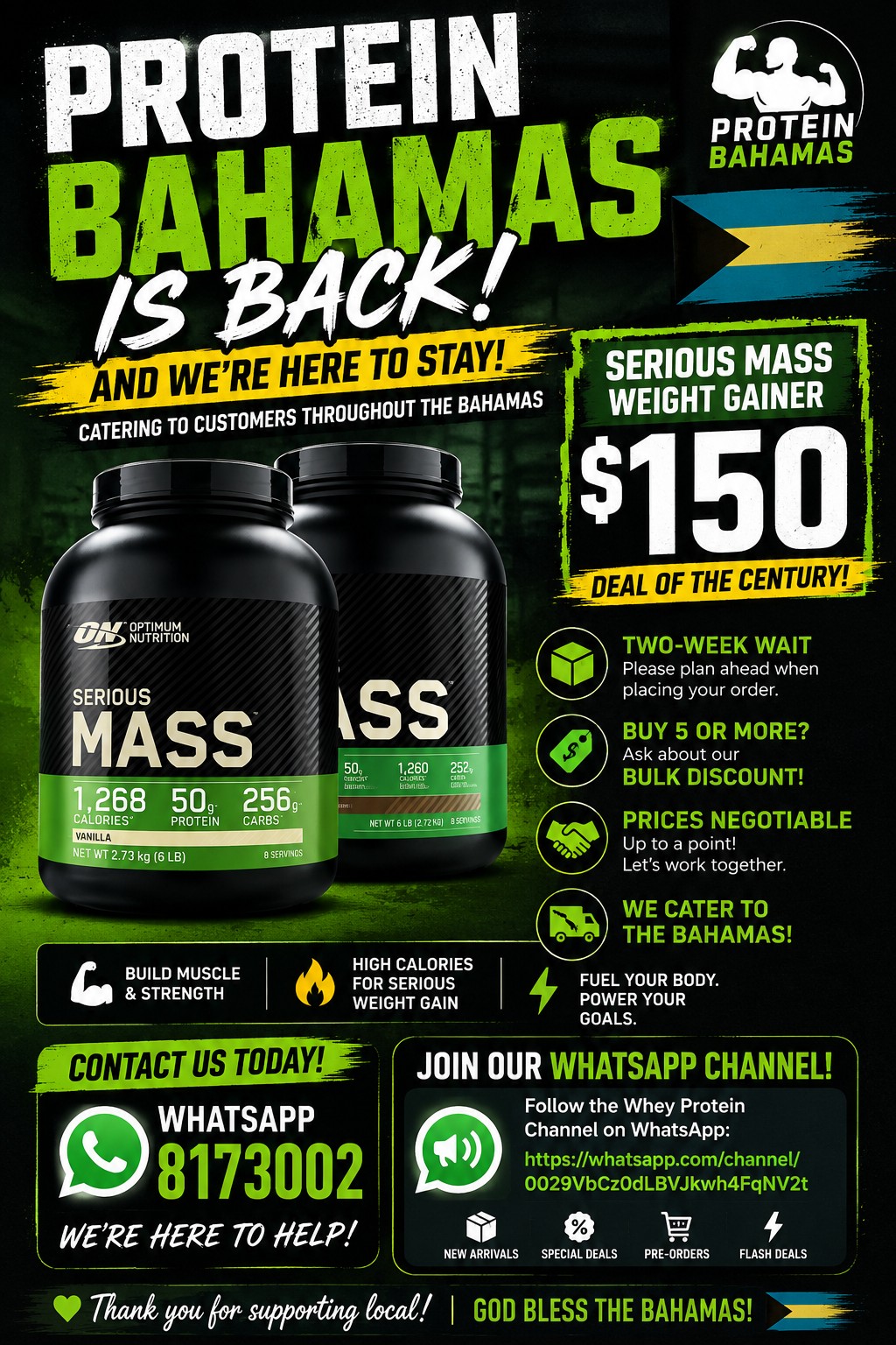 Protein Bahamas Serious Mass